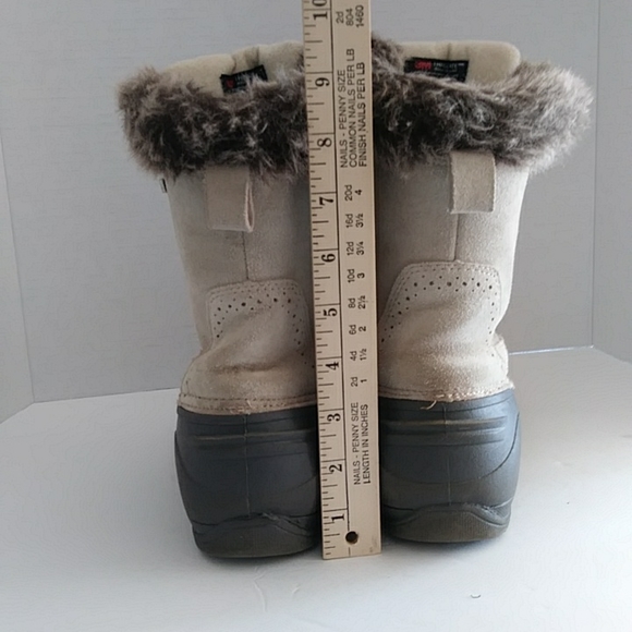 Field & Stream PAC Suede Faux Fur Winter Boots 8 Ivory - Picture 15 of 16